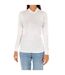 Long-sleeved T-shirt with half-high collar 1625-M women