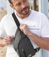 Multipocket Messenger Bag - Mottled Grey Atlas For Men