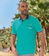 Pack of 2 Men's Polo Shirts - Anthracite Green  Atlas For Men