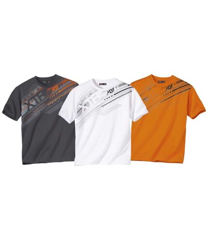 3er-Pack T-Shirts Graphic Sport