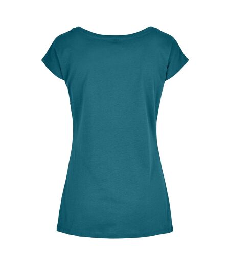 T-shirt femme bleu sarcelle Build Your Brand Build Your Brand