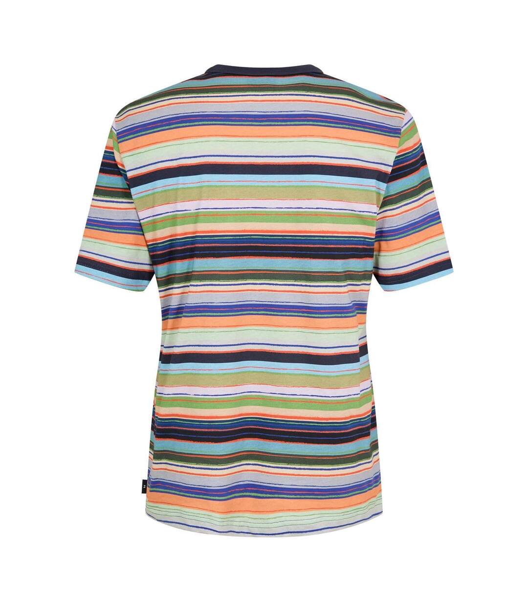 Mens Multi Stripe Cotton Regular T-shirt Multicoloured Paul Smith-3