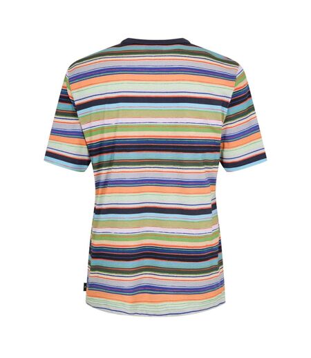 Mens Multi Stripe Cotton Regular T-shirt Multicoloured Paul Smith