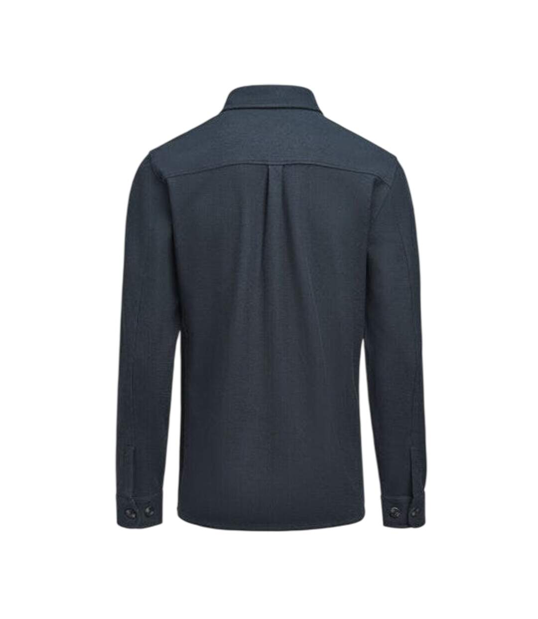 Mens Hicksville Long-sleeved Overshirt Navy James Harvest-2