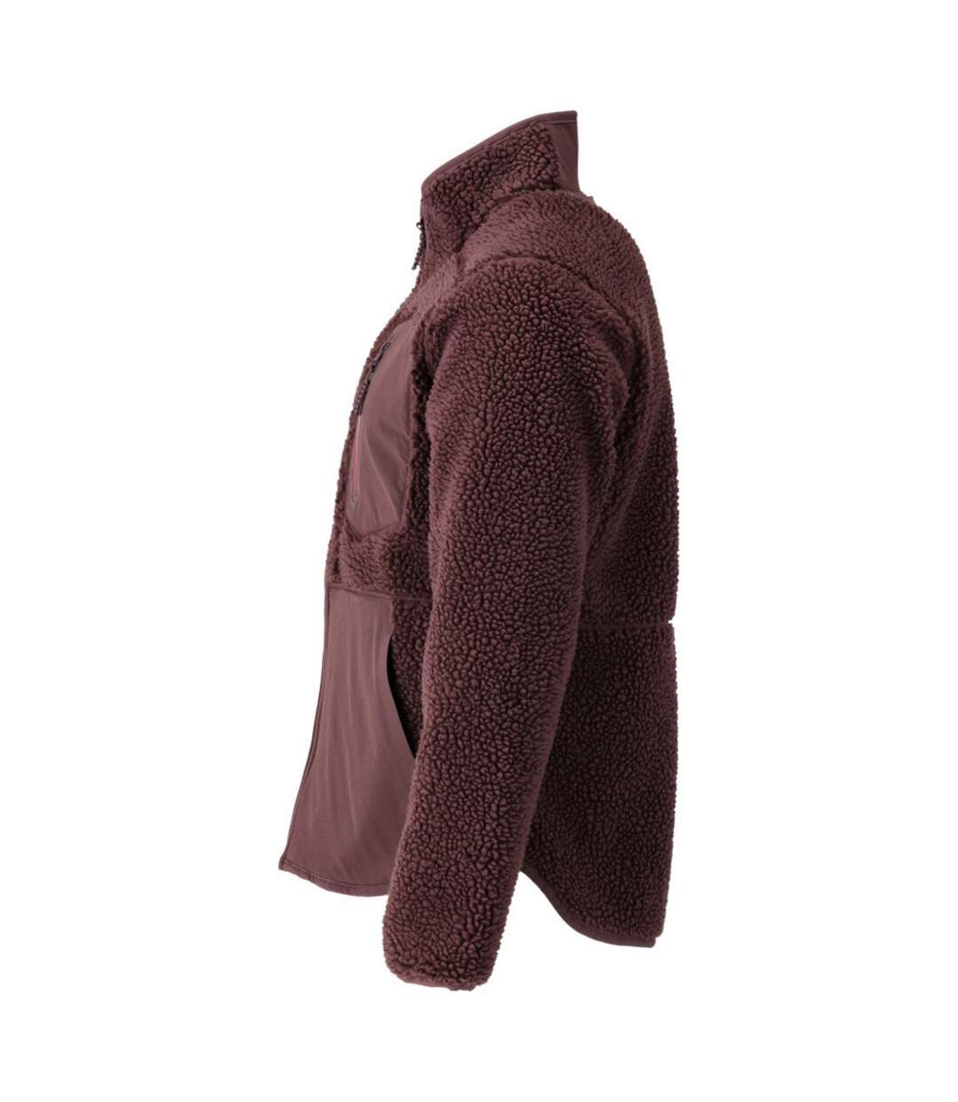 Mens Customized Zipped Jacket Bordeaux Mascot-3