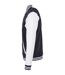 Mens Basic Varsity Jacket Navy White Build Your Brand-4