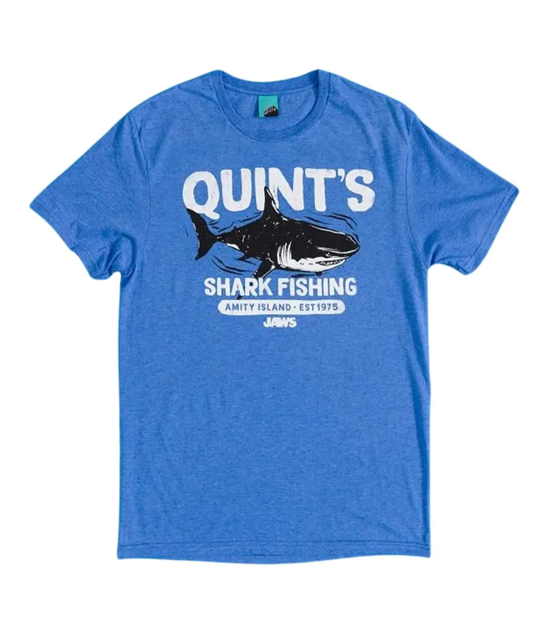 T-shirt Quint´s Shark Fishing Adulte Bleu Jaws-1