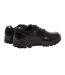 Mens Logo Leather Shoes Black Giorgio-2