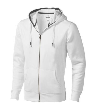 Arora sweat à capuche zippé homme blanc Elevate