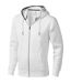 Arora sweat à capuche zippé homme blanc Elevate-1