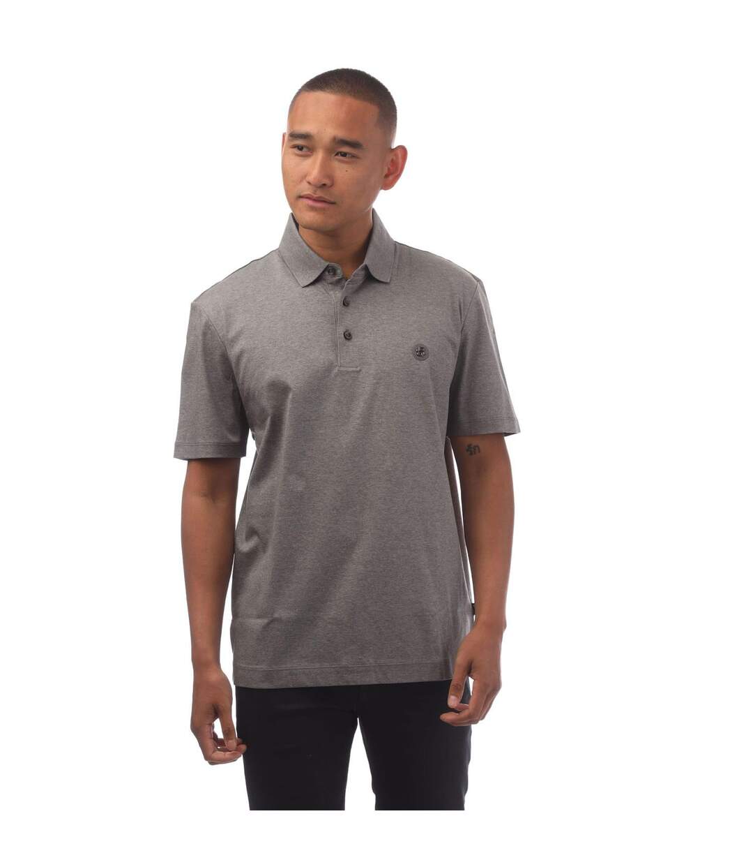 Polo Style Monogramme Cparris Homme Gris Boss-2
