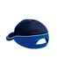 Casquette teamwear competition bleu marine / bleu roi vif / blanc Beechfield