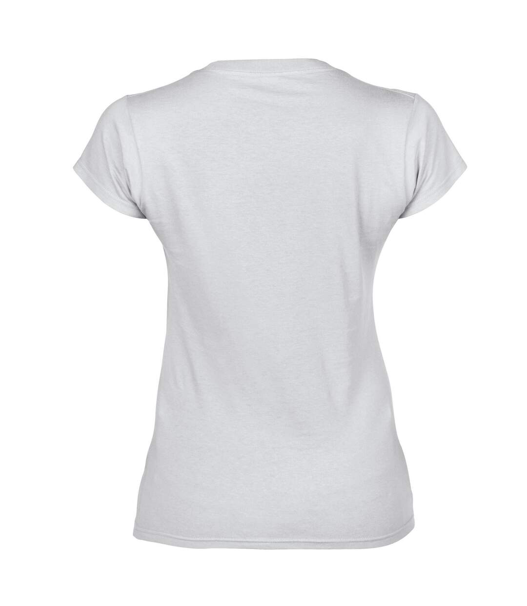 T-shirt femme blanc Gildan