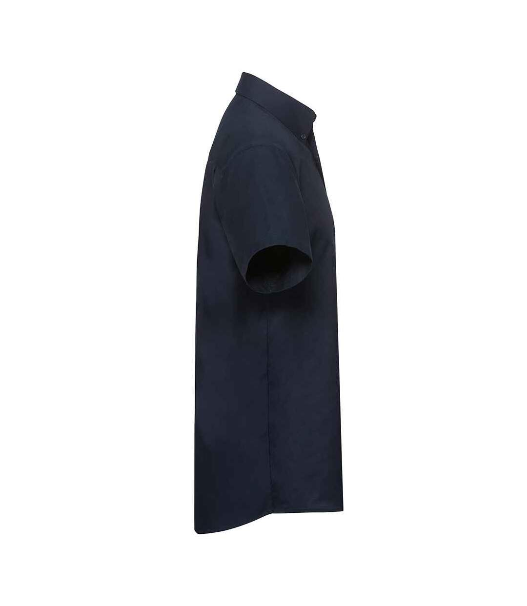 Chemise Classic Homme Bleu Marine Vif Russell Collection-3