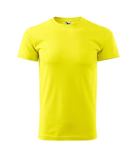 T-shirt Basic Homme Citron Adler
