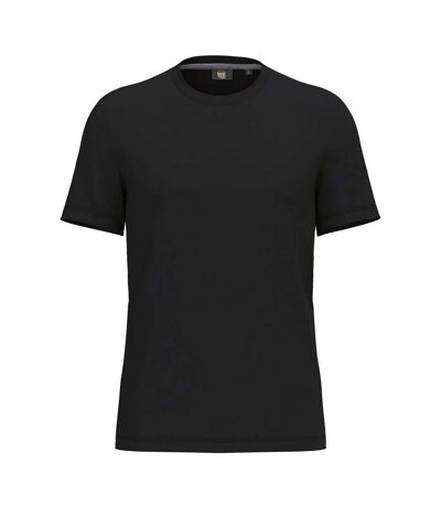 Unisex Adult Anti-bacterial Short-sleeved T-shirt Black WK. Designed To Work