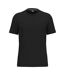 Unisex Adult Anti-bacterial Short-sleeved T-shirt Black WK. Designed To Work-1