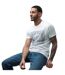 Mens Bandana Print Crew Neck T-shirt White Levis-3