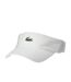 Visière sport blanc lacoste taffetas diamanté-1