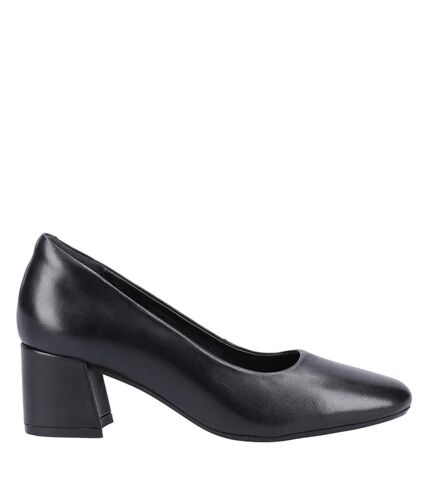 Hush Puppies Womens/Ladies Alicia Leather Court Shoes (Black) - UTFS9810