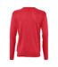 SOLS Mens Galaxy V Neck Sweater (Red) - UTPC400