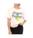 T-Shirt blanc femme disney  dazed & confused  script-1