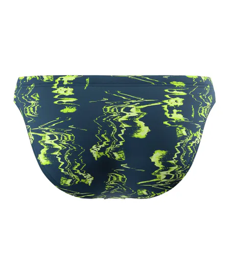 Mens Bold Pattern Briefs Navy Speedo