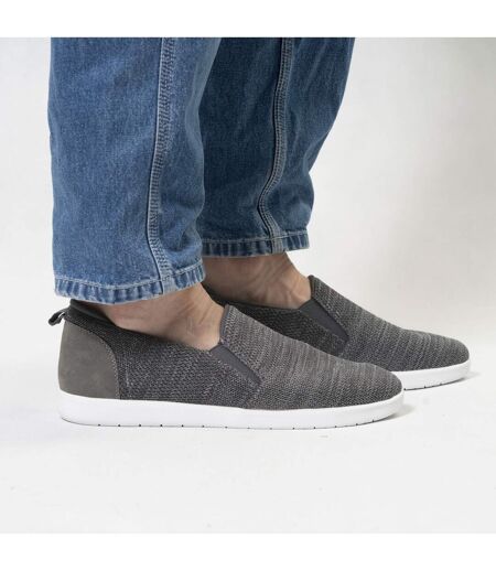 Isotoner Baskets homme slip on à enfiler, très confortables