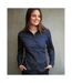 Brook Taverner Womens/Ladies Banff Long Sleeve Chambray Shirt (Denim) - UTPC3877