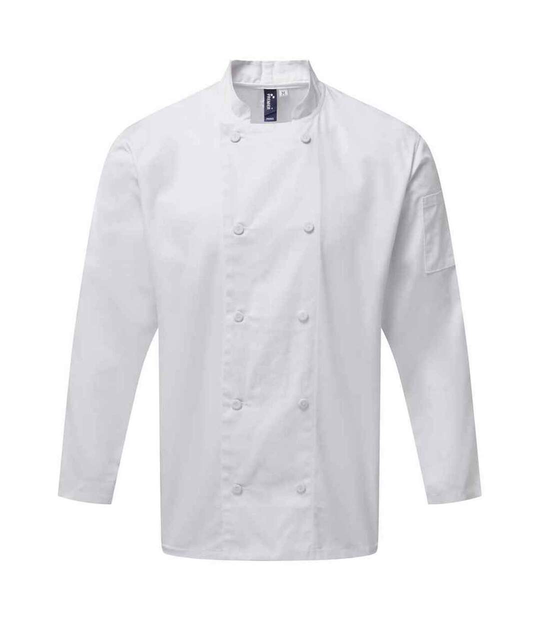 Unisex Adult Coolchecker Long-sleeved Chef Jacket White Premier-1