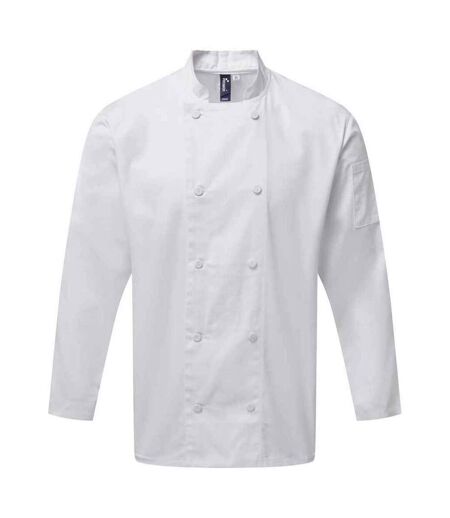 Unisex Adult Coolchecker Long-sleeved Chef Jacket White Premier