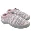 Ladies Knitted Drawstring Slippers for Winter-1