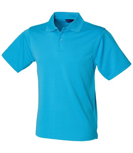 Henbury Mens Coolplus® Pique Polo Shirt (Turquoise) - UTRW635