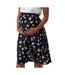 Jupe de grossesse noire à fleurs femme vero moda maternity 20019110 - l-1