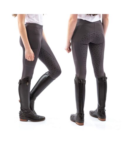 Whitaker Womens/Ladies Shore Horse Riding Tights (Gray)