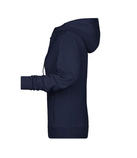 Veste À Capuche Femme Bleu Marine James And Nicholson