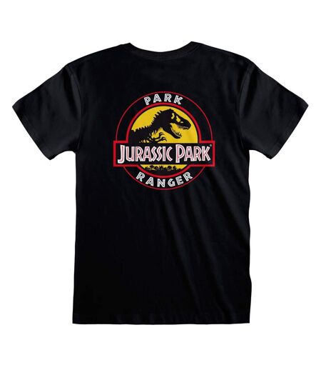Jurassic Park Unisex Adult Park Ranger T-Shirt (Black) - UTHE477