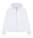 Unisex adult premium boxy oversized full zip hoodie white Casual Classics-2