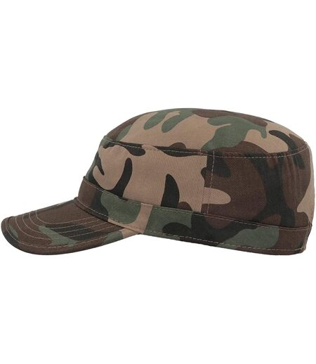 Atlantis Tank Brushed Cotton Military Cap (Pack of 2) (Camouflage) - UTAB418
