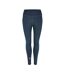 Legging Femme Bleu Nuit Red Run-2