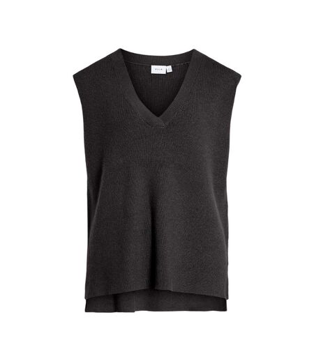 Pull sans manches gris femme vila vichelle