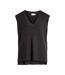 Pull sans manches gris femme vila vichelle-1