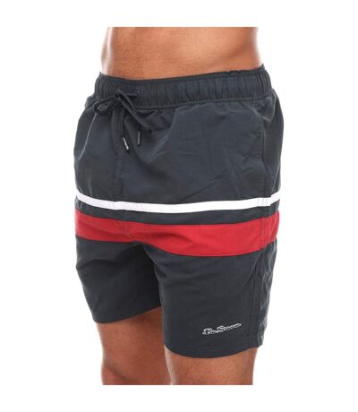 Short de bain vilanculas homme bleu marine / rouge / blanc Ben Sherman