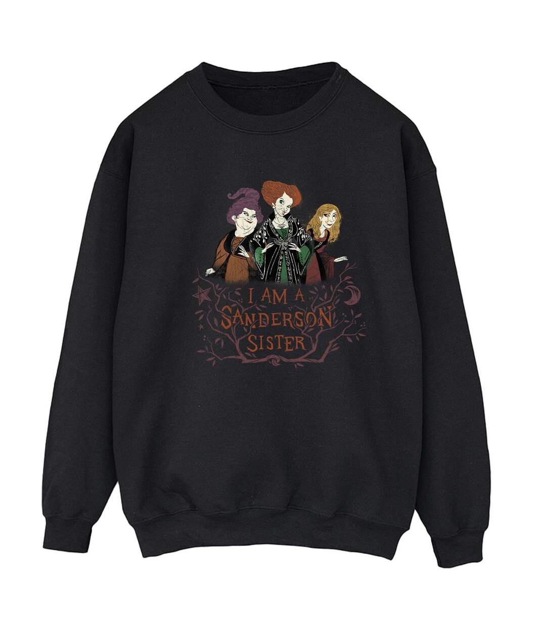 Disney Sweatshirt Hocus Pocus Sanderson Sister - Femmes/Dames (Noir) - UTBI15573-1