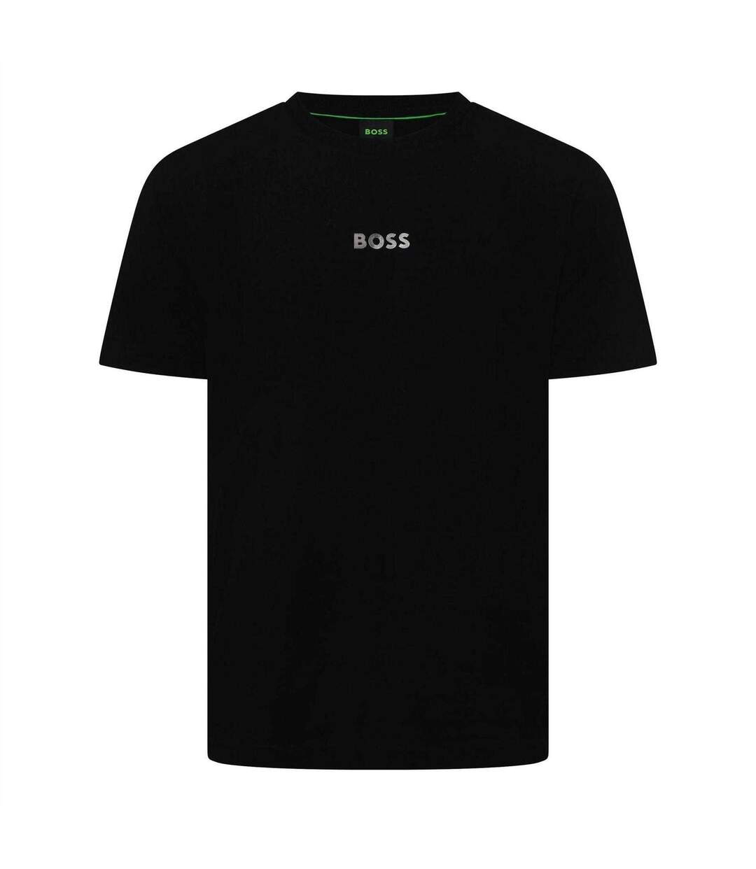 Mens Join Back Print Classic Short-sleeved Polo Shirt Black Boss-1