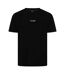 Mens Join Back Print Classic Short-sleeved Polo Shirt Black Boss-1