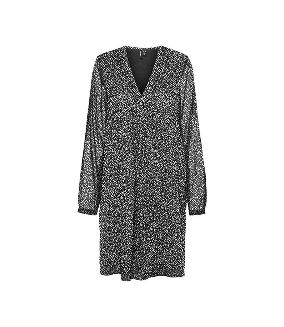 Robe Noire à Motifs Femme Vero Moda Holly - M-1