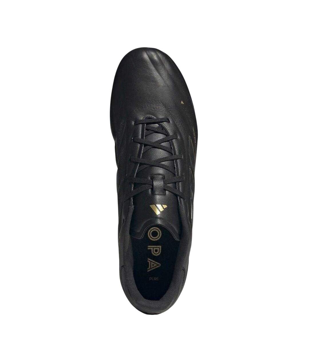 Mens Copa Pure Elite Calf Leather Firm Ground Football Boots Core Black Carbon Grey Adidas-4
