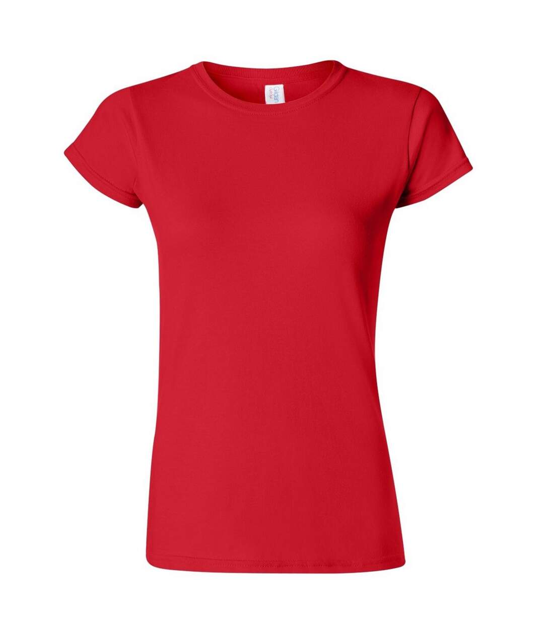 T-shirt À Manches Courtes Femme Rouge Gildan-1