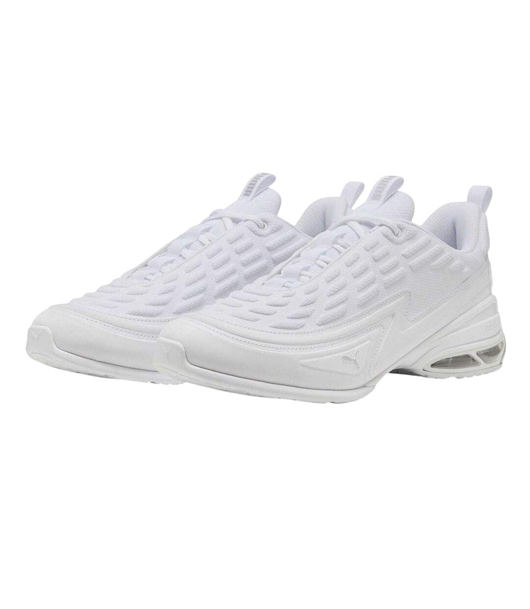 Mens Meza Logo Trainers White Puma-4